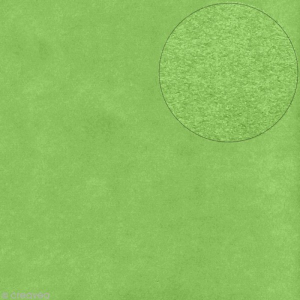 Papier Bazzill 30 x 30 cm - Lisse - Smoothies Kiwi crush (Vert kiwi) - Photo n°1