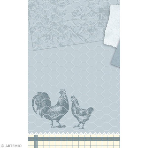 Mini carnet scrapbooking Campagne Artemio - 7 x 11 cm - Photo n°3