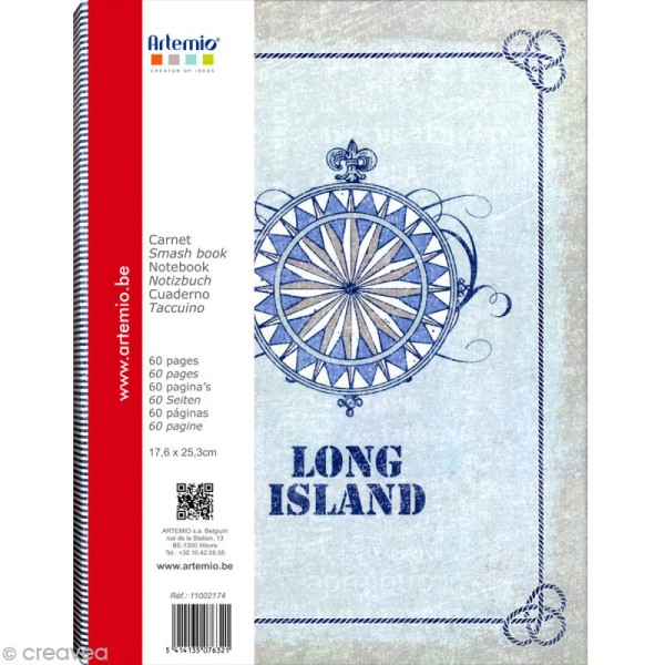 Carnet Smash book Long Island Artemio - Photo n°1