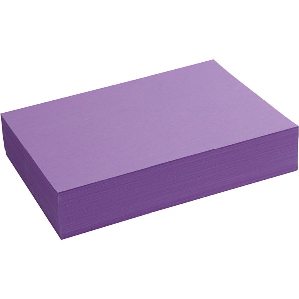 Papier couleur, A4 210x297 mm, 80 gr, 500 flles, violet - Photo n°1