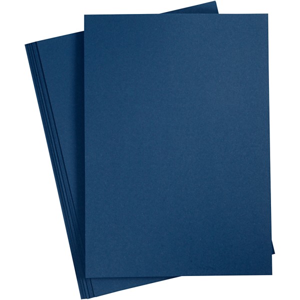 Papier fin Bleu 110 g - Format A4 - 20 feuilles - Photo n°1