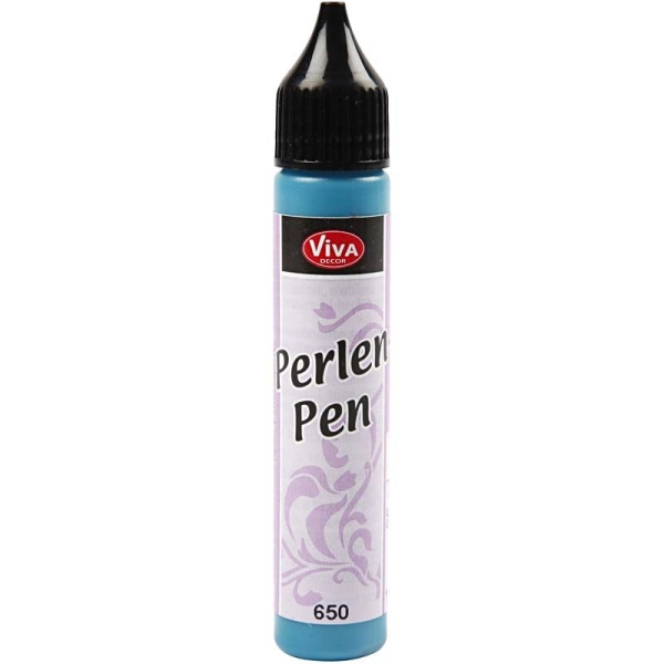 Perle Pen, 25 ml, turquoise - Photo n°1