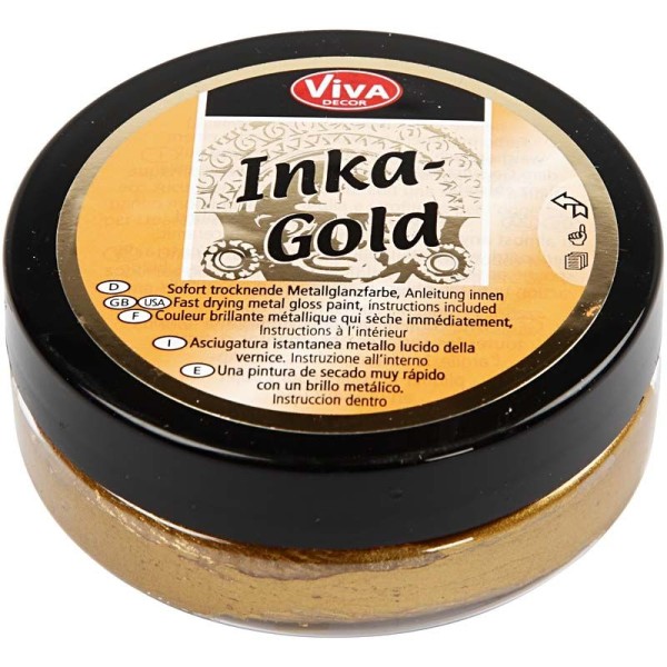 Inka-Gold, 50 ml, vieil or - Photo n°1