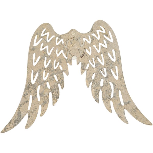 Mini ailes en métal effet nacré - 6 x 7,5 cm - 30 pcs - Photo n°1