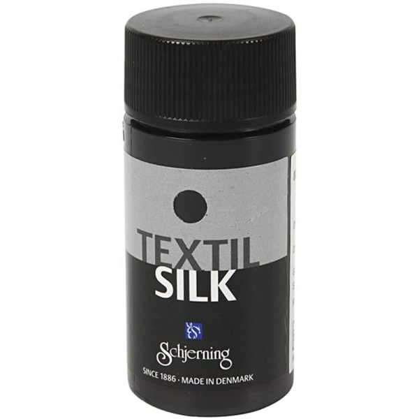 Textil Silk, 50 ml, noir profond - Photo n°1