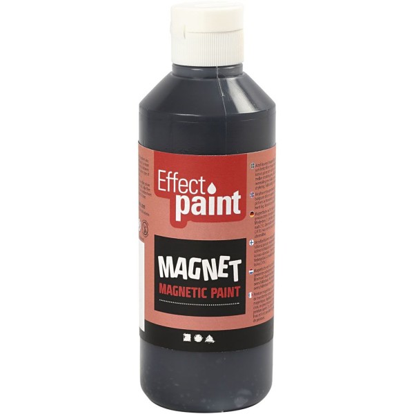 Peinture magnétique - Noir - 250 ml - Photo n°1