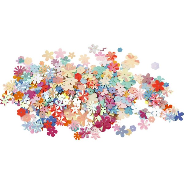 Assortiment de confettis colorés - 8 formes - 5 à 20 mm - 9780 pcs - Photo n°1