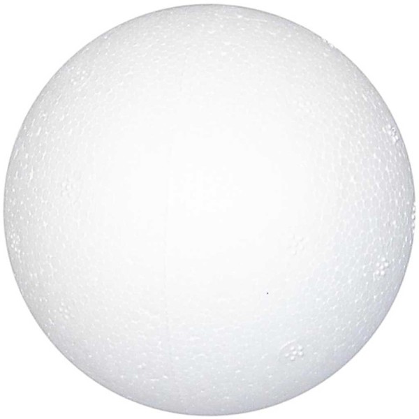 Boules en polystyrène, d: 7 cm, 50 pièces, blanc - Photo n°1