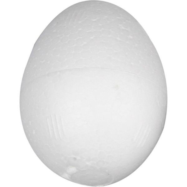 Oeufs en polystyrène - Blanc - 3,7 cm - 100 pcs - Photo n°1