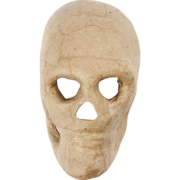 Masque tête de mort, h: 13 cm, 1 pièce - Photo n°1