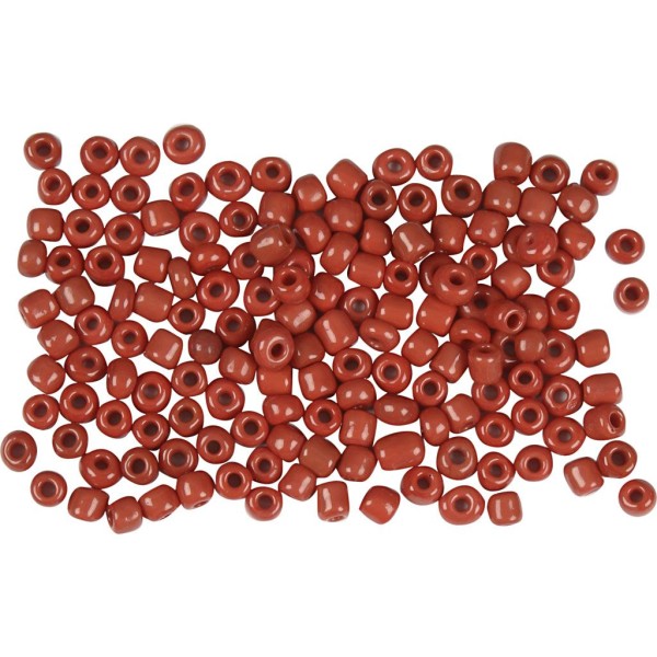 Perles de rocailles 8/0 - Dark red - 500 g - Photo n°1
