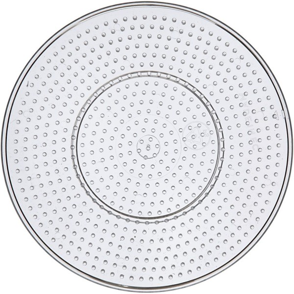 Plaque ronde pour perles à repasser Midi - Transparente - 15 x 10 cm - 10 pcs - Photo n°1