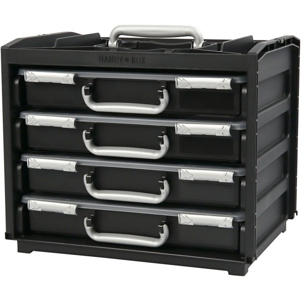 Handy Box avec valisettes de rangement - 37,6 x 26,5 x 31 cm - Photo n°1