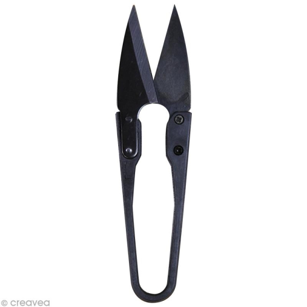 Ciseaux coupe-fil - Acier noir - 10 cm - Photo n°1