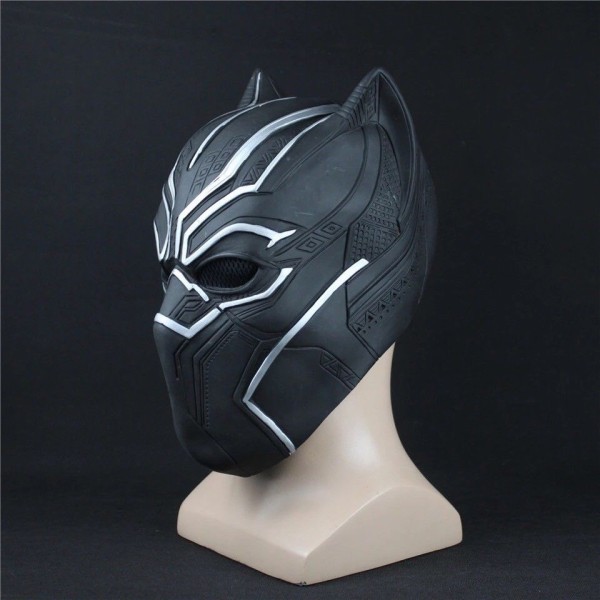 Black Panther Masque Super-héros Cosplay Latex parti Killmonger Masque - Photo n°1