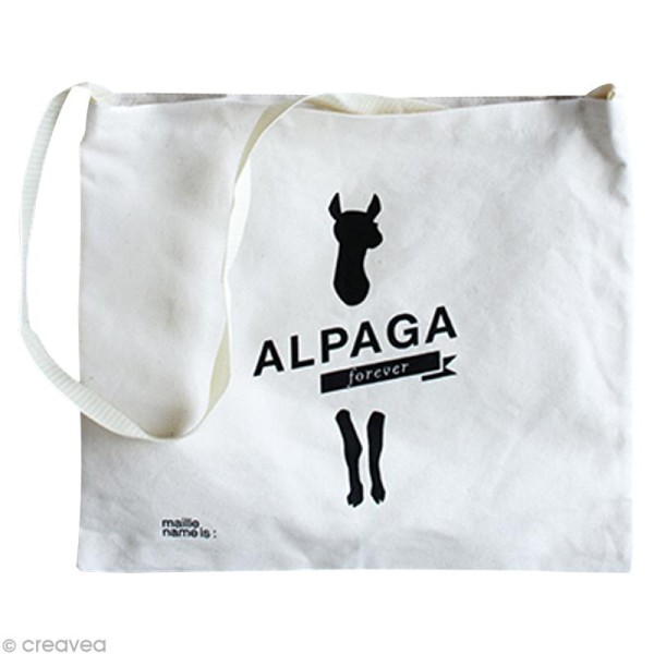 Tote bag Alpaga Forever - 38 x 42 cm - Photo n°1
