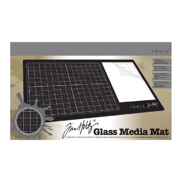 Tapis de coupe en verre - Glass Media Mat Tim Holtz - Tonic Studios - Photo n°1