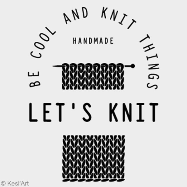 Tatouage temporaire pour la peau - Let's knit - Photo n°2