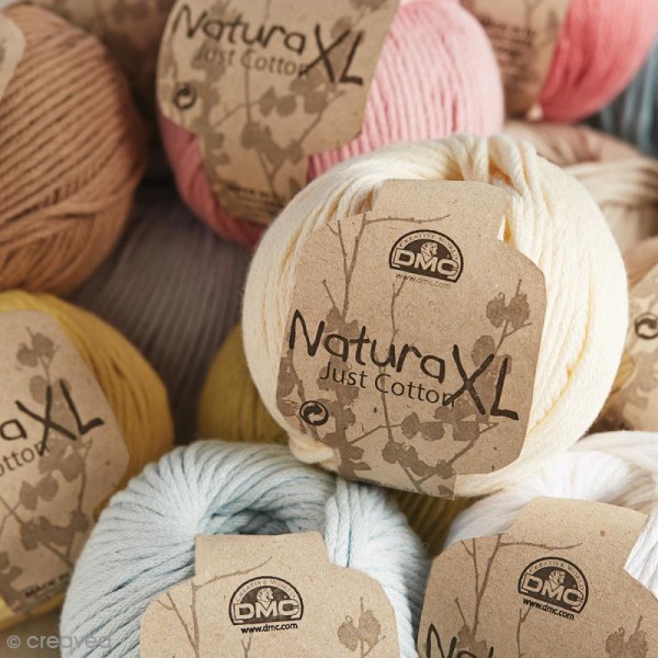 Fil DMC Natura - 50 g - Plusieurs coloris disponibles - Coton à crocheter -  Creavea