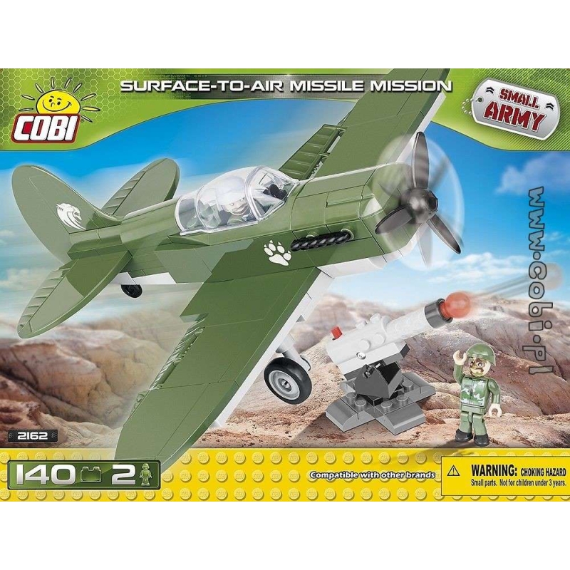 Combat avion lance missile - 140 pièces, 2 figurines Cobi - Jeux de  construction - Creavea