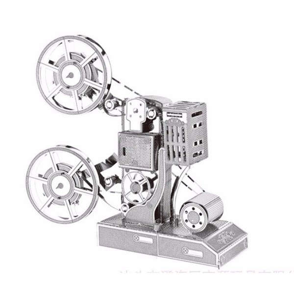 Projecteur de Cinéma - Kit en métal à monter - boitage type DVD Metal 3D - XL - Photo n°1
