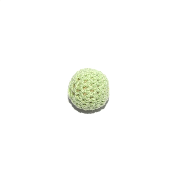 Perle crochet 20 mm vert clair - Photo n°1