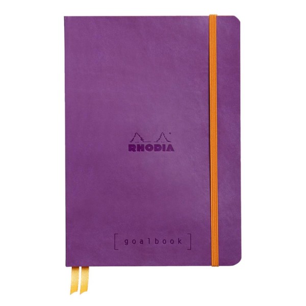 Carnet A5 Pointillés 240p numérotées GoalBook Rhodia Violet - Carnet  d'écriture - Creavea