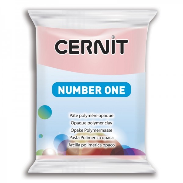 1 pain 56g pate Cernit Number One Rose Anglais Ref 56476 - Photo n°1