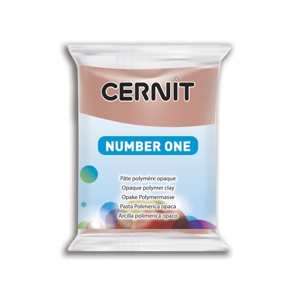 1 pain 56g pate Cernit Number Taupe Ref 56812 - Photo n°1
