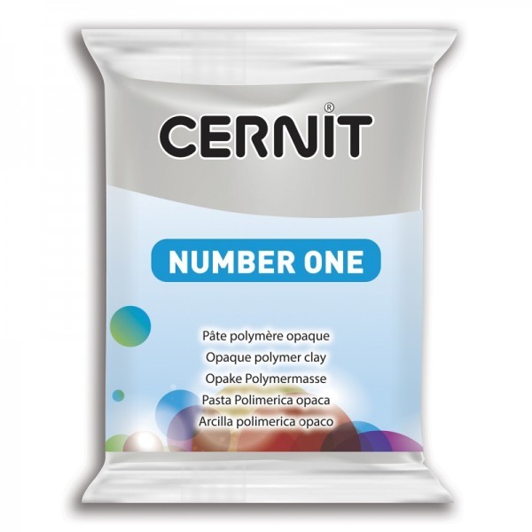 1 pain 56g pate Cernit Number One Gris Ref 56150 - Photo n°1