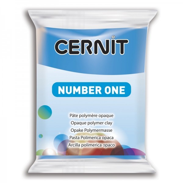 1 pain 56g pate Cernit Number One Bleu Ref 56200 - Photo n°1