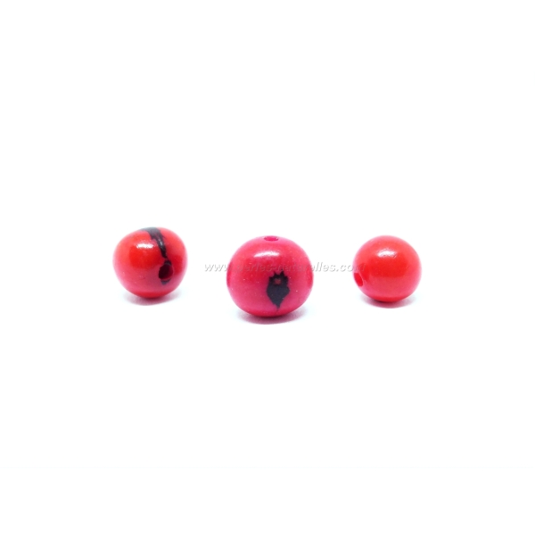 100 Perles Açai - Rouge - Photo n°1