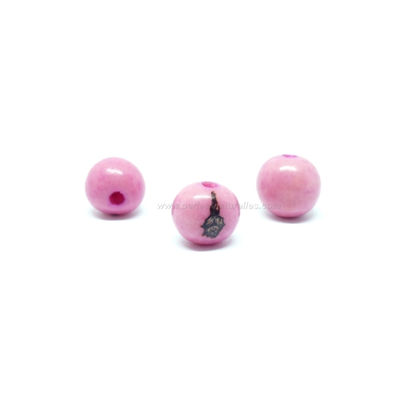 10 Perles Açai - Rose - Photo n°1
