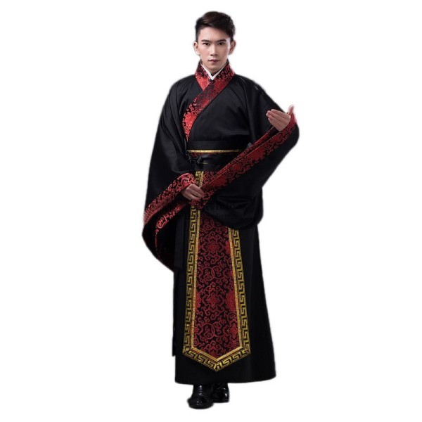 Kimono Japonais Traditionnel Homme Déguisement Cosplay Taille XL - Photo n°0