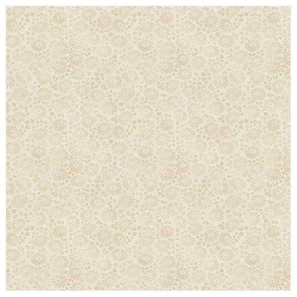 Tissu patchwork marguerites fond crème - Dream de Makower Dimensions:par 10 cm - Photo n°1