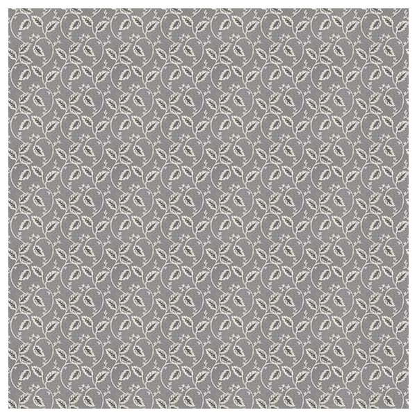 Tissu patchwork vigne fond gris - Dream de Makower Dimensions:par 10 cm - Photo n°1