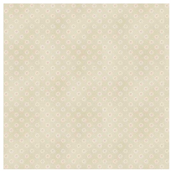 Tissu patchwork pois fantaisie fond crème - Dream de Makower Dimensions:par 10 cm - Photo n°1