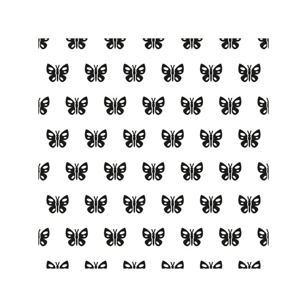 Classeur d'embossage fond papillons 15x15 cm - Photo n°1