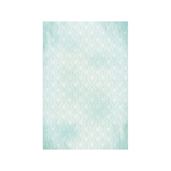 Papier Patch 2 feuilles en 40x60 cm bleu glacier et blanc - Photo n°1