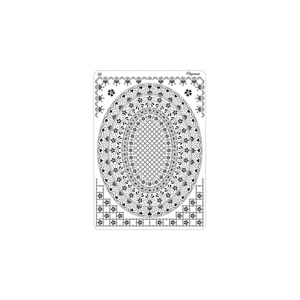 Multi grille 20, Ovale 15x21 cm - Photo n°1