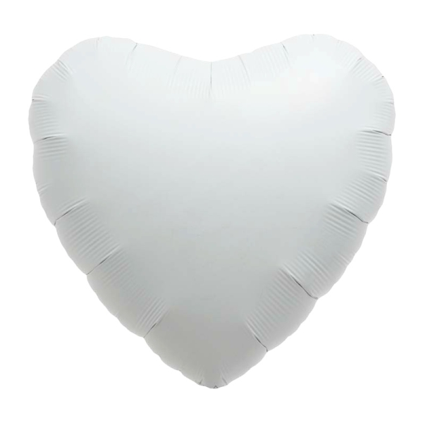 Ballon coeur blanc - Photo n°1