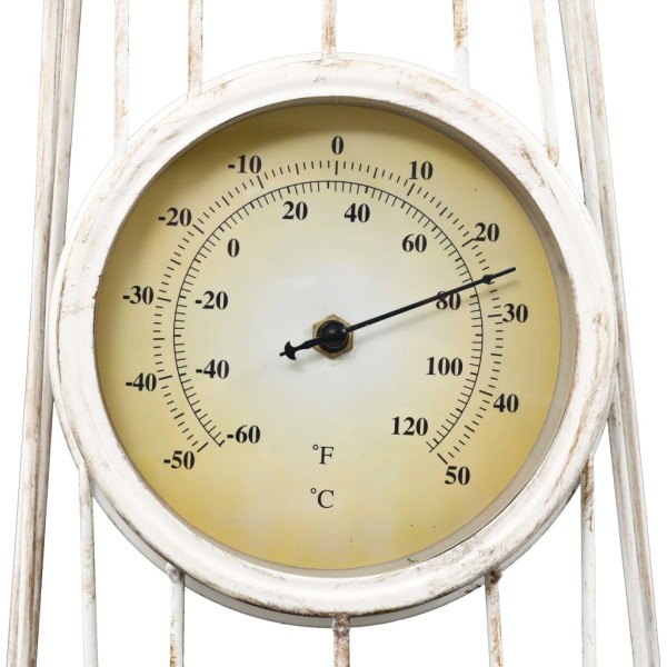 Vidaxl Horloge Murale Avec Thermomètre Vintage - Photo n°5