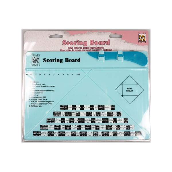 Plaque à rainurer pour créer ces propres enveloppes  Scoring Board 24x15.5 cm - Photo n°1