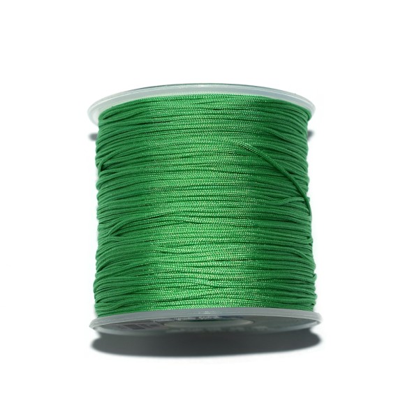 Fil nylon tressé 1 mm vert x1 m - Photo n°1