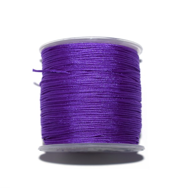 Fil nylon tressé 1 mm violet x1 m - Photo n°1