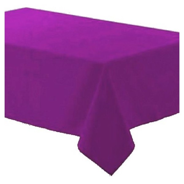 Nappe polyester 140 cm x 250 cm violette - Photo n°1