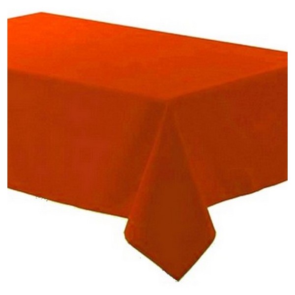Nappe polyester 140 cm x 250 cm orange - Photo n°1