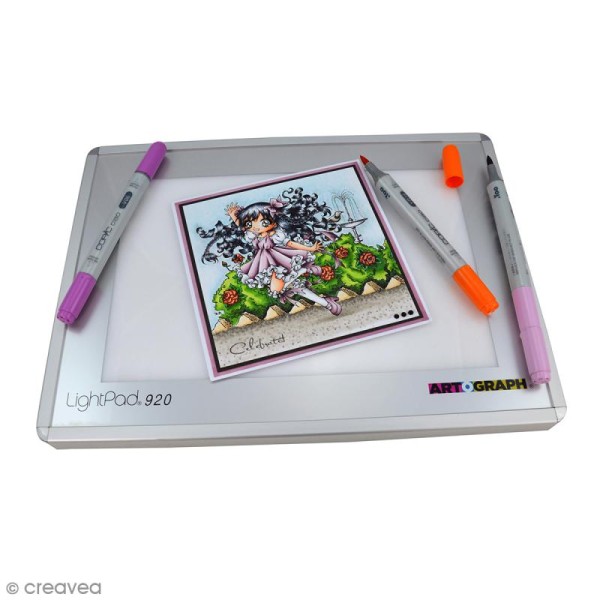 Table lumineuse à dessin A5 - 15 x 23 cm - LightPad A920 - Photo n°2