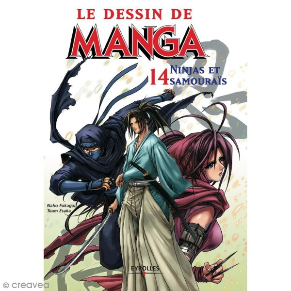Livre Le dessin de manga n°14 - Ninjas et samouraïs - Photo n°1