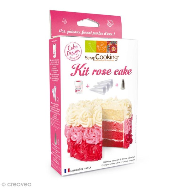 Kit ScrapCooking Rose Cake - Photo n°1